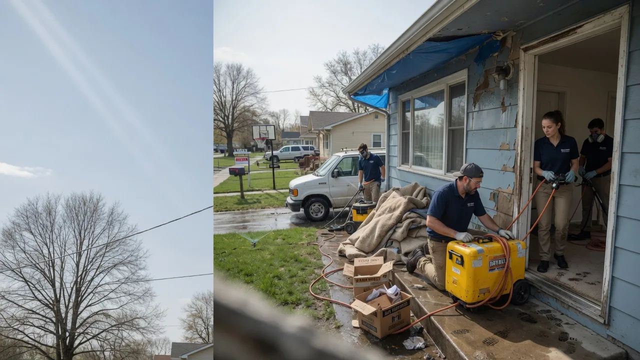 Basement Flood Cleanup in Rogers, ND near me